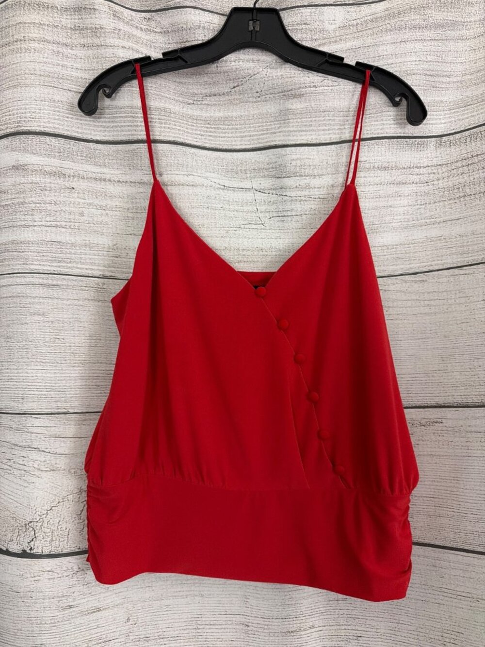 White House Black Market MJ Button Surplice Cami Top Size M